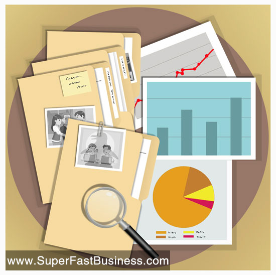 Business Files and Chart