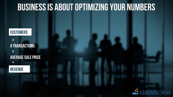 Business is about optimizing your numbers 2