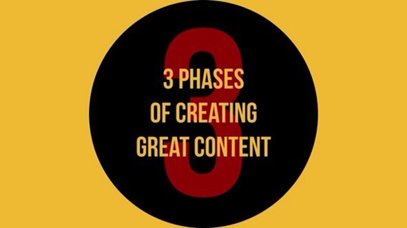 10 Things I Wish I’d Known About Content Marketing Before I Started - 3-phases-great-content