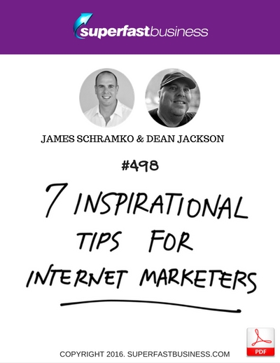 7 Inspirational Tips for Internet Marketers PDF