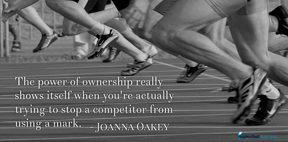 Joanna Oakey says the power of that ownership of the trademark registration really shows itself when you’re actually trying to stop a competitor from using a mark.
