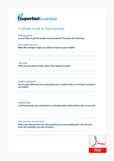 A thumbnail of A Simple Guide to True Success PDF.