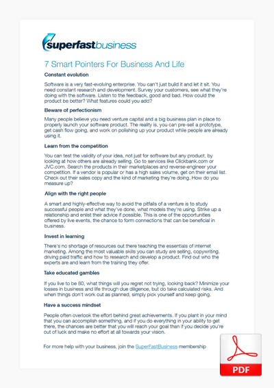 A Thumbnail of 7 Smart Pointers for Business and Life