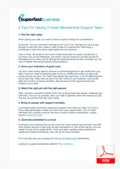 5 Tips for having a great membership support team thumbnail