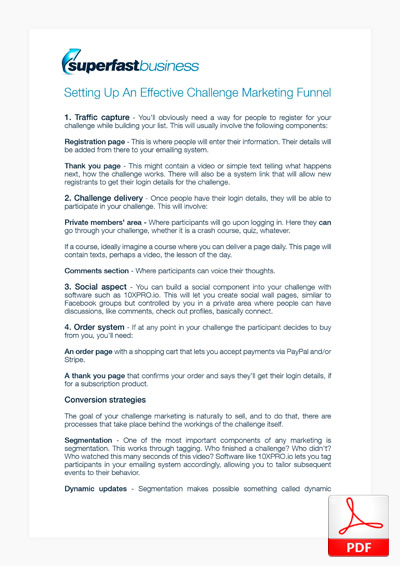 Setting Up An Effective Challenge Marketing Funnel thumbnail