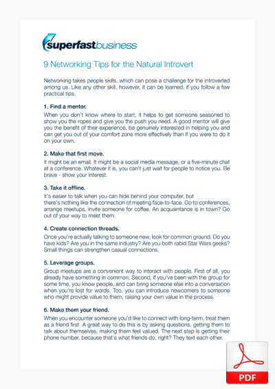 9 Networking Tips for the Natural Introvert thumbnail