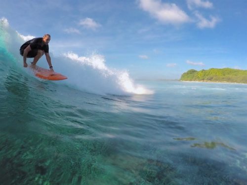James Schramko surfing