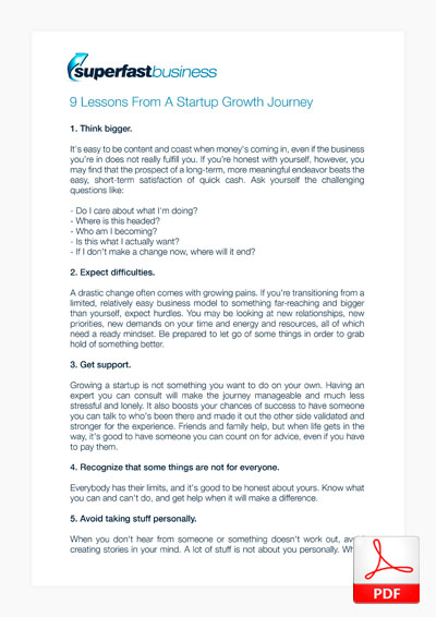 9 Lessons From A Startup Growth Journey thumbnail image