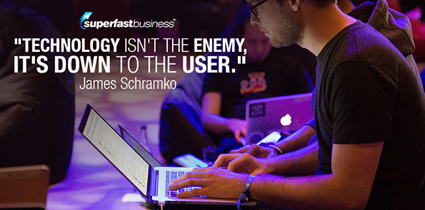 James Schramko says technology isn't the enemy, it's down to the user.
