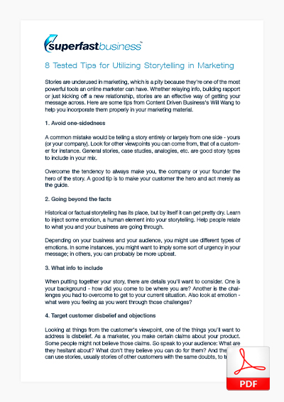 8 Tested Tips for Utilizing Storytelling in Marketing thumbnail image