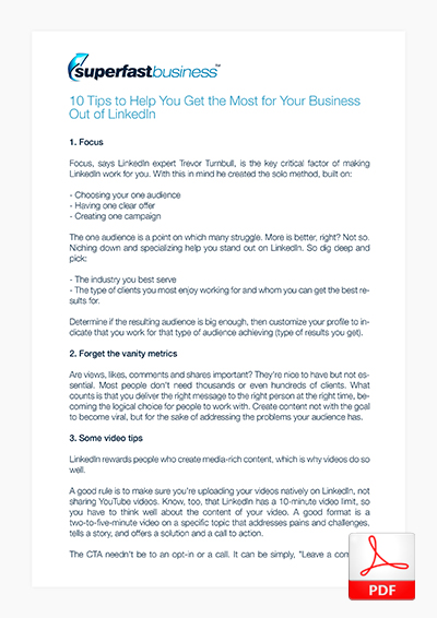 10 Tips to Help You Get the Most for Your Business Out of LinkedIn thumbnail image