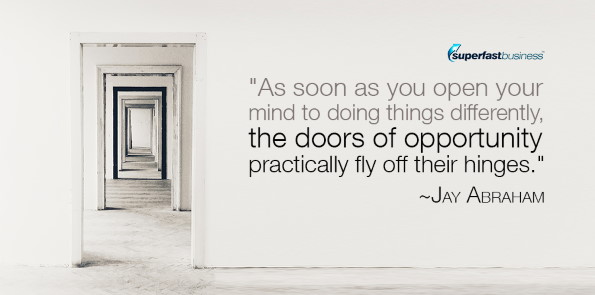 Jay Abraham talks about doors of opportunity
