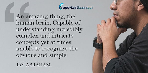 Jay Abraham talks about the human brain