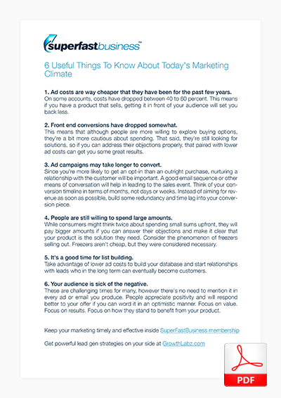 6 Useful Things To Know About Today's Marketing Climate thumbnail image