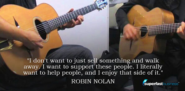Robin Nolan talks about wanting to help people.