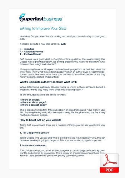 EATing to Improve Your SEO thumbnail image