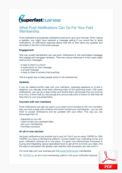 What Push Notifications Can Do For Your Paid Membership thumbnail