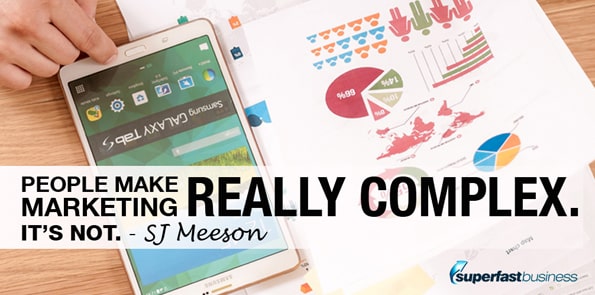 SJ Meeson says people make marketing really complex. It’s not.